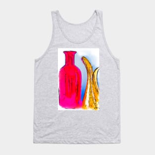 The Pitcher And Vase Watercolor Tank Top